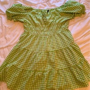 Gingham print 3X dress